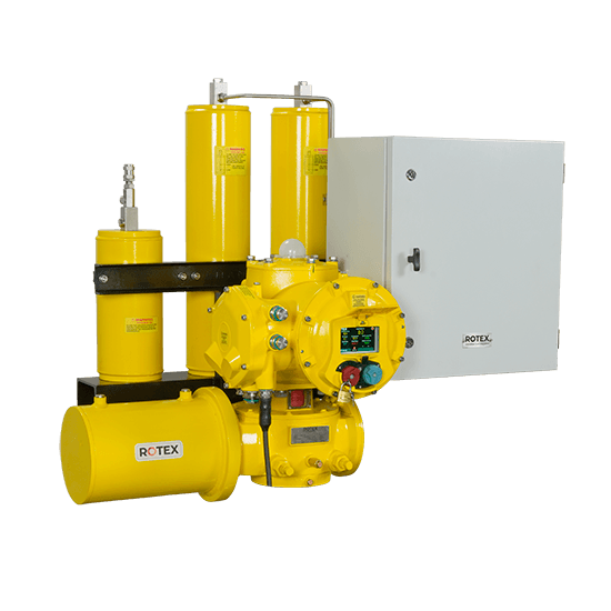 Rotex GOV / GOO Gas Over Oil & Gas Operated Actuator